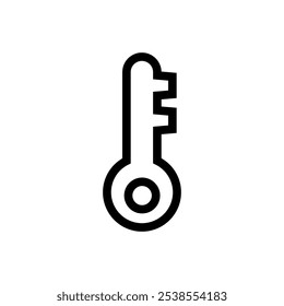 Icono de la llave Ilustración vectorial EPS10