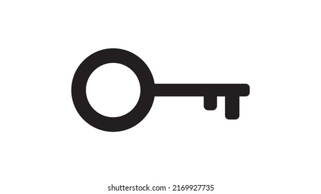 Key icon vector illustration isolated on white background