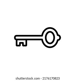 key icon vector illustration logo template for many purpose. Isolated on white background.