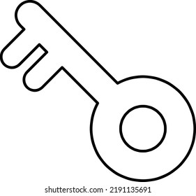 Key icon vector illustration on white background..eps
