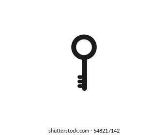 Key icon vector illustration on white background