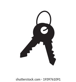 Key icon vector illustration sign