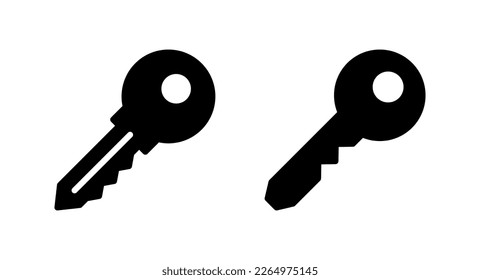 Key icon vector illustration. Key sign and symbol.