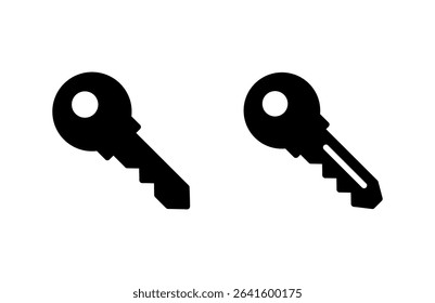 Key icon vector illustration. Key sign and symbol.