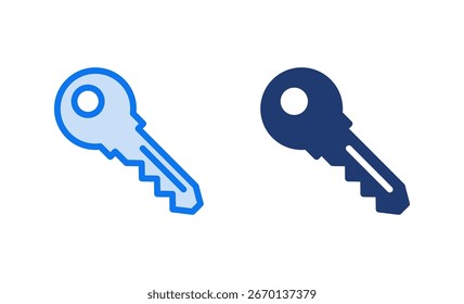 Key icon vector illustration. Key sign and symbol.