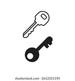 key icon vector image on white background