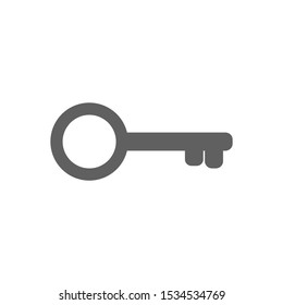 key icon vector isolated on white background