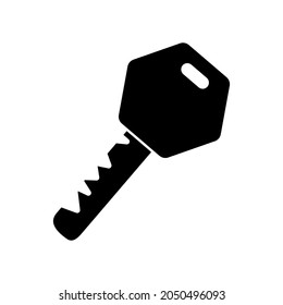 Schlüsselsymbol Vector. Vorzeichen der Sperrzeichnung. geschlossenes Symbol. Passwort-Logo.