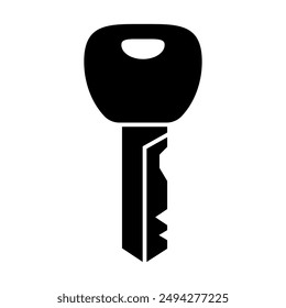 Vector de icono de llave. Señal de la ilustración Lock. Símbolo o logotipo cerrado.
