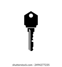 Key icon vector. Lock iluustartion sign. Closed symbol or logo.