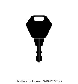 Key icon vector. Lock iluustartion sign. Closed symbol or logo.