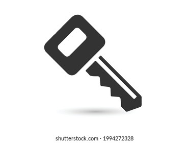 Key icon vector. Lock or unlock sign