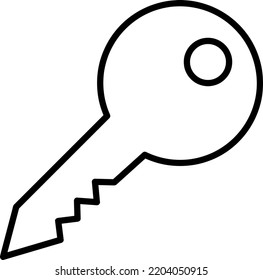 Key icon vector. Lock or unlock sign.eps

