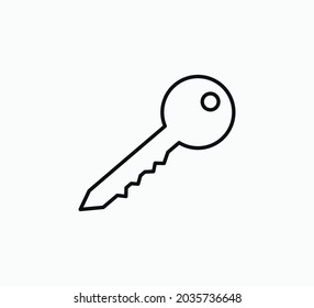 Key icon vector logo design template