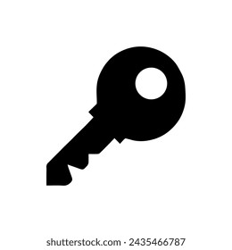 Key icon vector. Key logo design. Key vector icon illustration isolated on white background