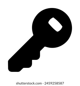 Key icon vector. Key logo design. Key vector icon illustration isolated on white background