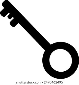 Key icon vector. Replaceable vector design.