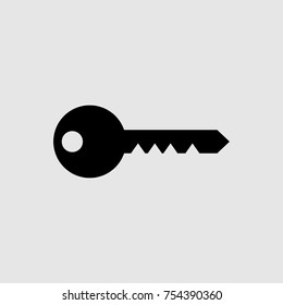 Key icon vector sign isolated