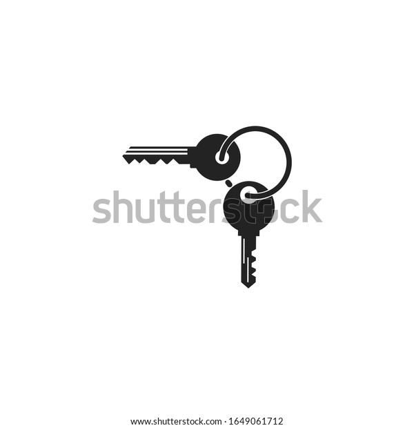 key Icon\
vector sign isolated for graphic and web design. key symbol\
template color editable on white\
background.