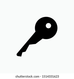 Key Icon - Vector, Sign and Symbol for Design, Presentation, Website or Apps Elements.