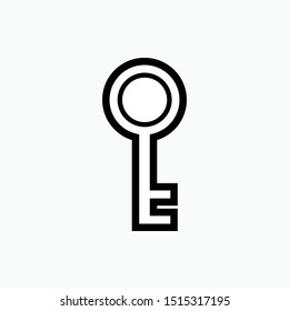 
Key Icon - Vector, Sign and Symbol for Design, Presentation, Website or Apps Elements.