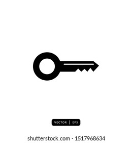 Key Icon Vector - Sign or Symbol