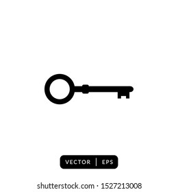 Key Icon Vector - Sign or Symbol