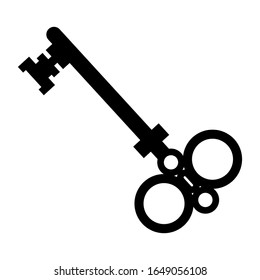 Key icon vector sign and symbol on trendy design