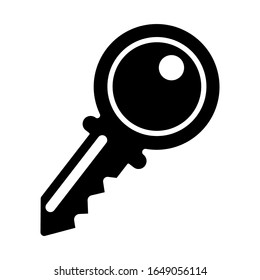 Key icon vector sign and symbol on trendy design