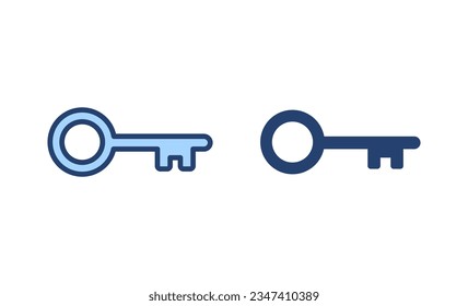 Key icon vector. Key sign and symbol.