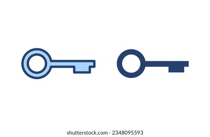Key icon vector. Key sign and symbol.