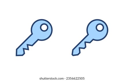 Key icon vector. Key sign and symbol.