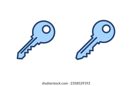 Key icon vector. Key sign and symbol.