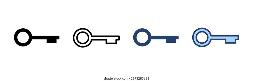 Key icon vector. Key sign and symbol.