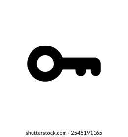Vector de icono de clave. Signo clave y símbolo.