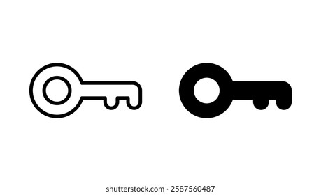 Key icon vector. Key sign and symbol.