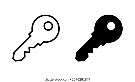 Key icon vector. Key sign and symbol.