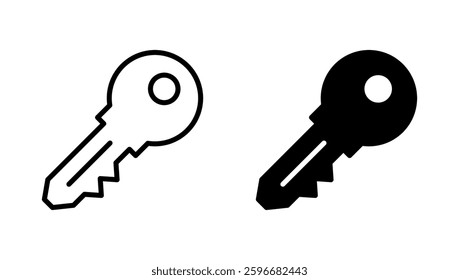 Key icon vector. Key sign and symbol.