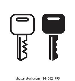 KEY ICON VECTOR, SIMPLE DESIGN