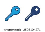 Key icon vector. Key vector icon. Key symbol