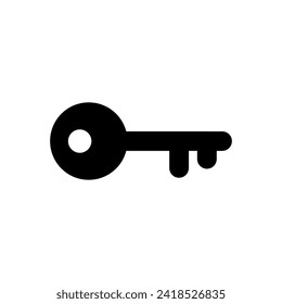 Key icon vector. Key vector icon. Key symbol