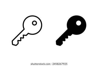 key icon vector. key symbol icon