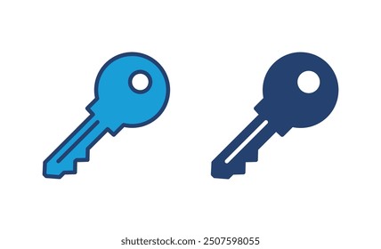 Key icon vector. Key vector icon. Key symbol