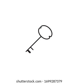 Key Icon Vector Symbol Design Illustration 