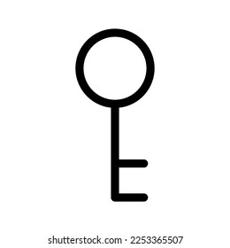 Key Icon Vector Symbol Design Illustration