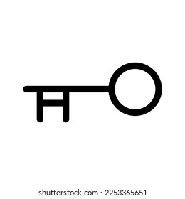 Key Icon Vector Symbol Design Illustration
