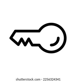 Ilustración de diseño del símbolo del vector de iconos clave