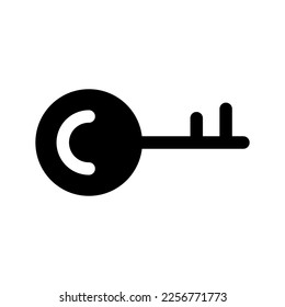 Key Icon Vector Symbol Design Illustration