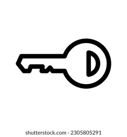 Key Icon Vector Symbol Design Illustration