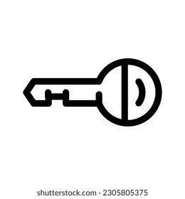 Key Icon Vector Symbol Design Illustration